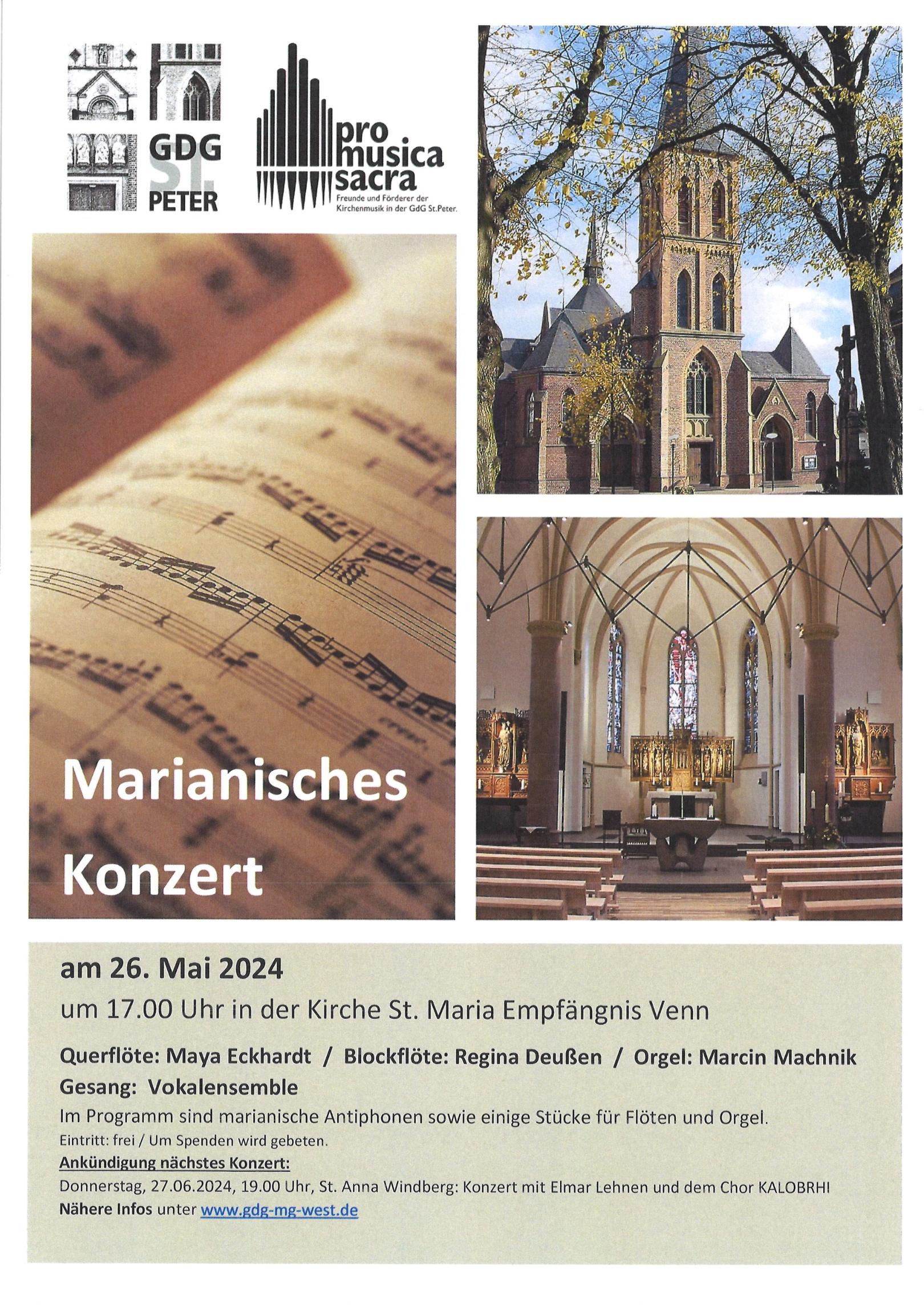 Marianisches Konzert Venn (c) GdG St. Peter