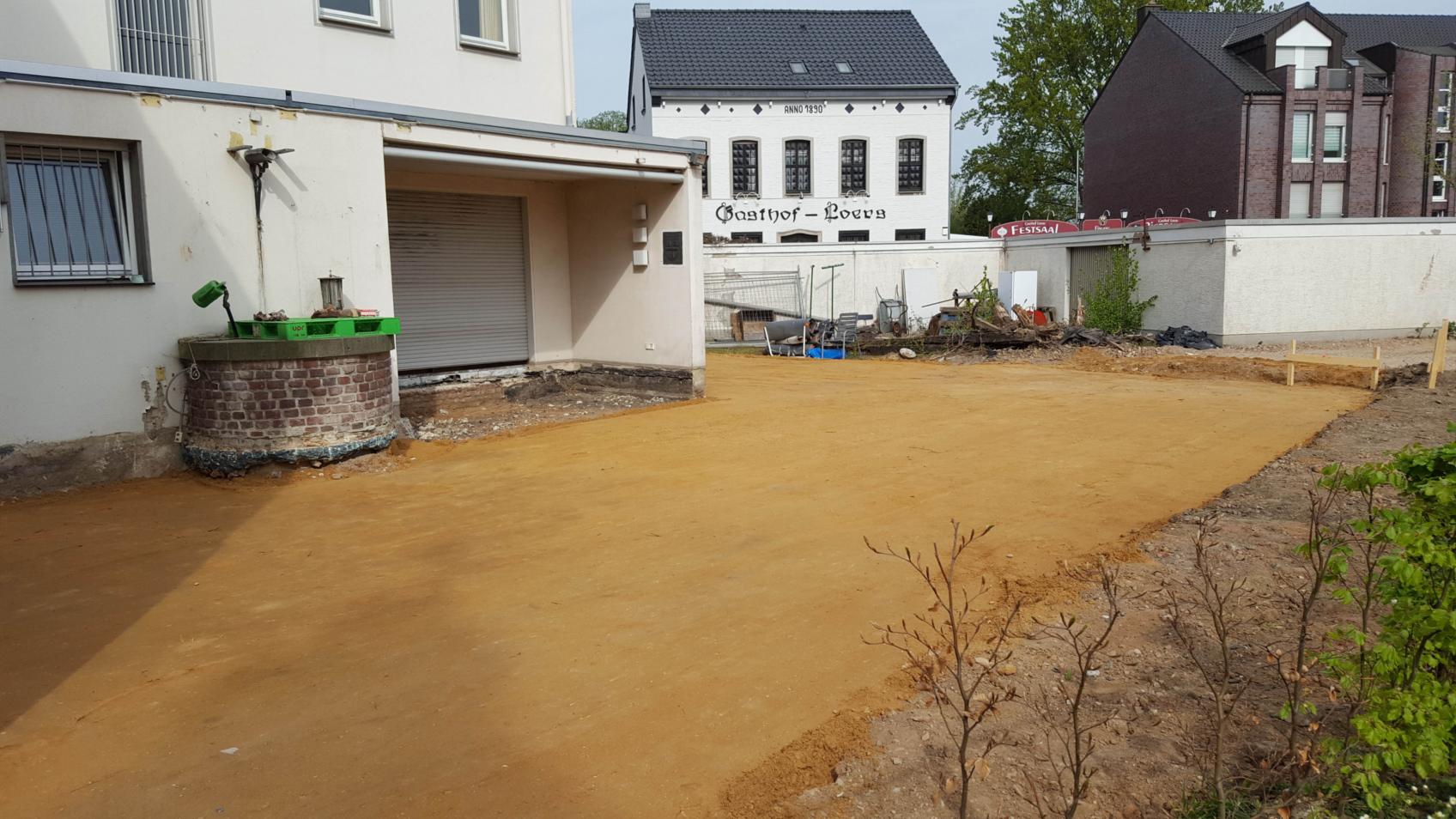 Pfarrhaus - April 2020 Vorbereitung für Bodenplatte (c) Horst Müßeler