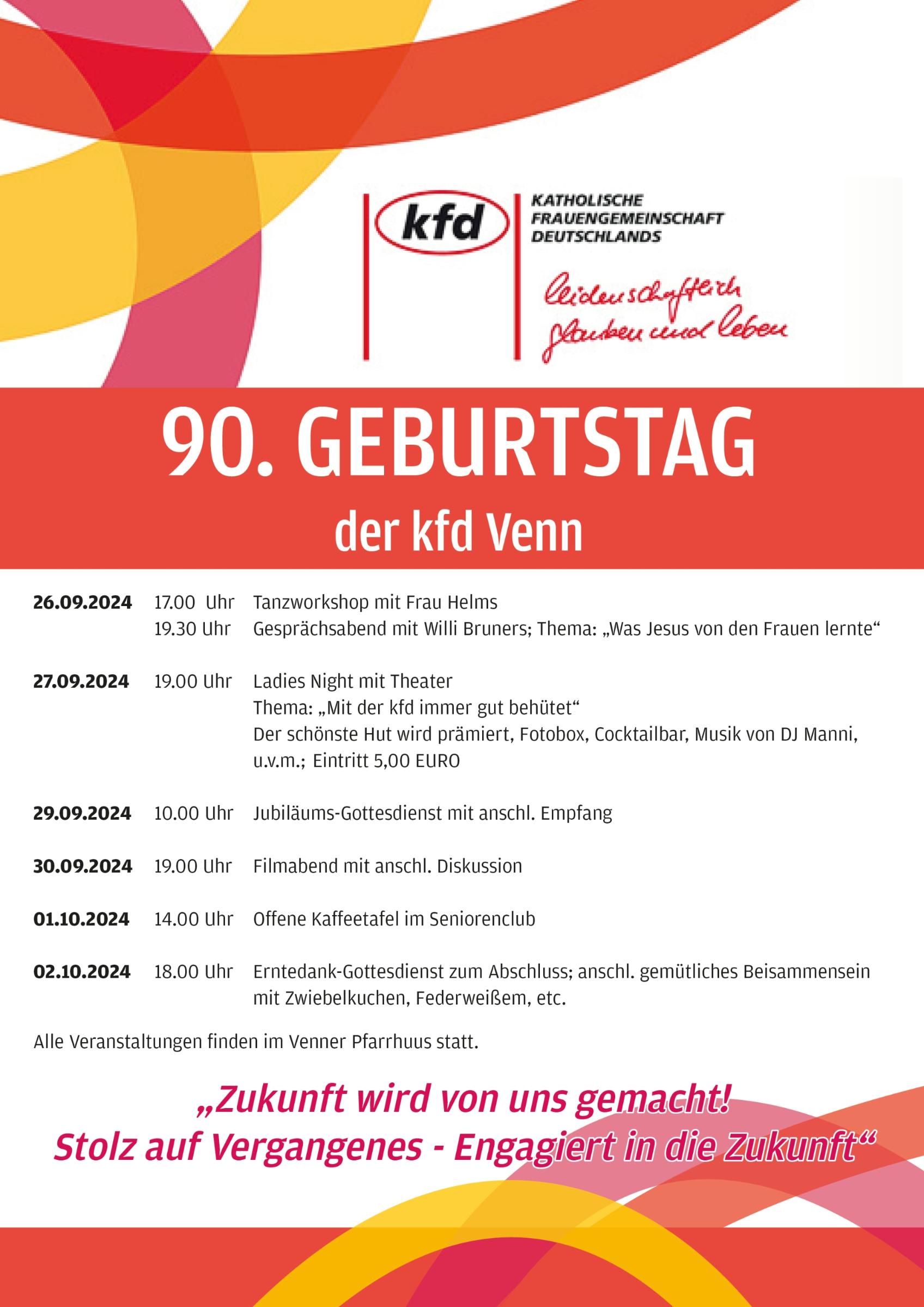 kfd_Plakat_90.Geburtstag (003) (c) kfd-Venn